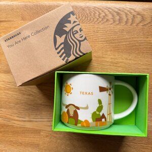 Starbucks You Are Here Collection Texas Mug NIB